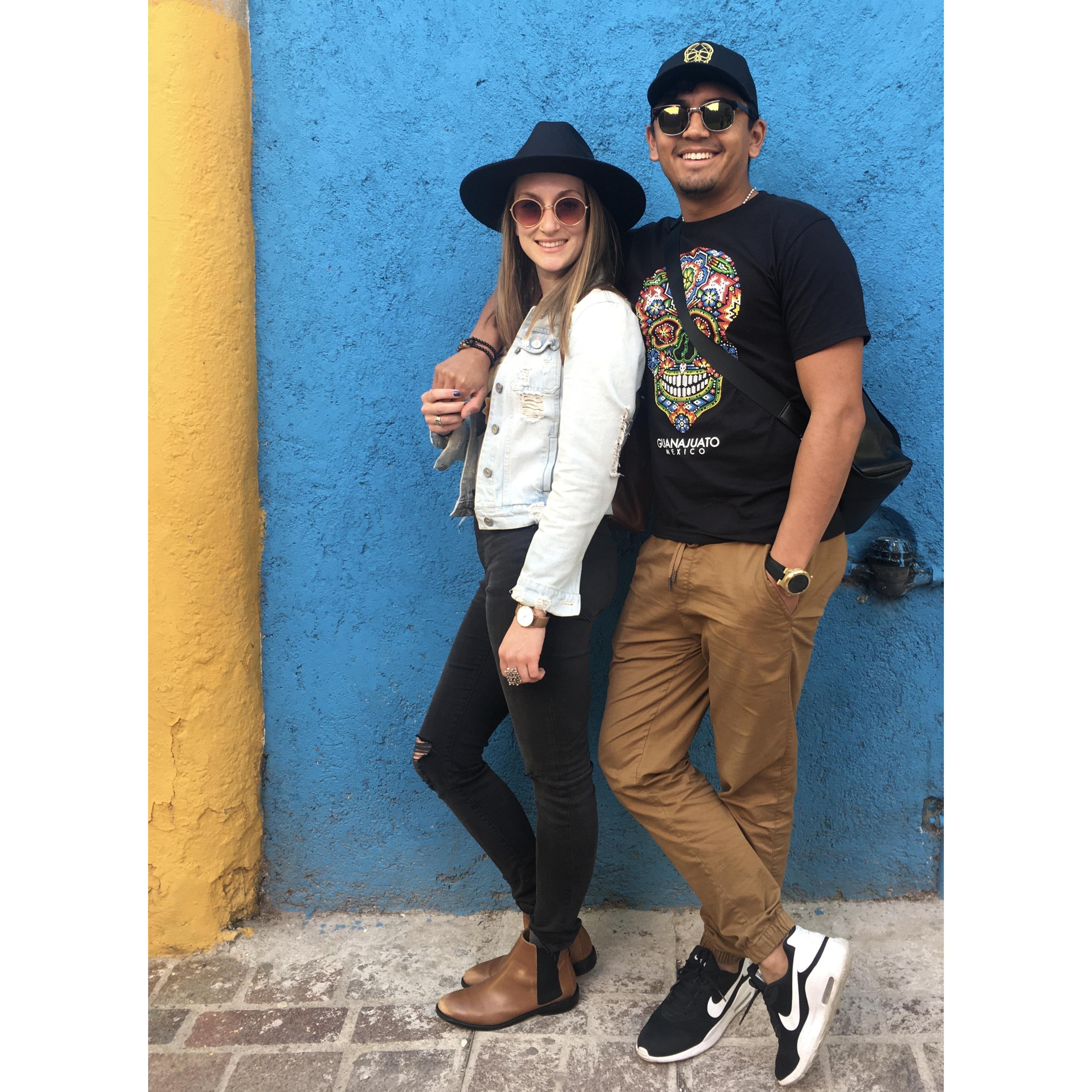Savoring the colors of Guanajuato, Mexico. January 2020.