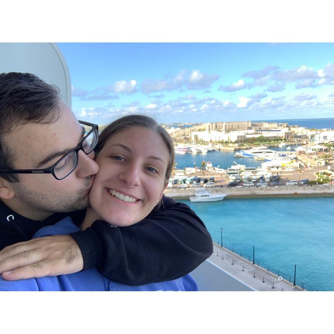 Cruise to Bermuda for our 5 year anniversary (Oct 2019)