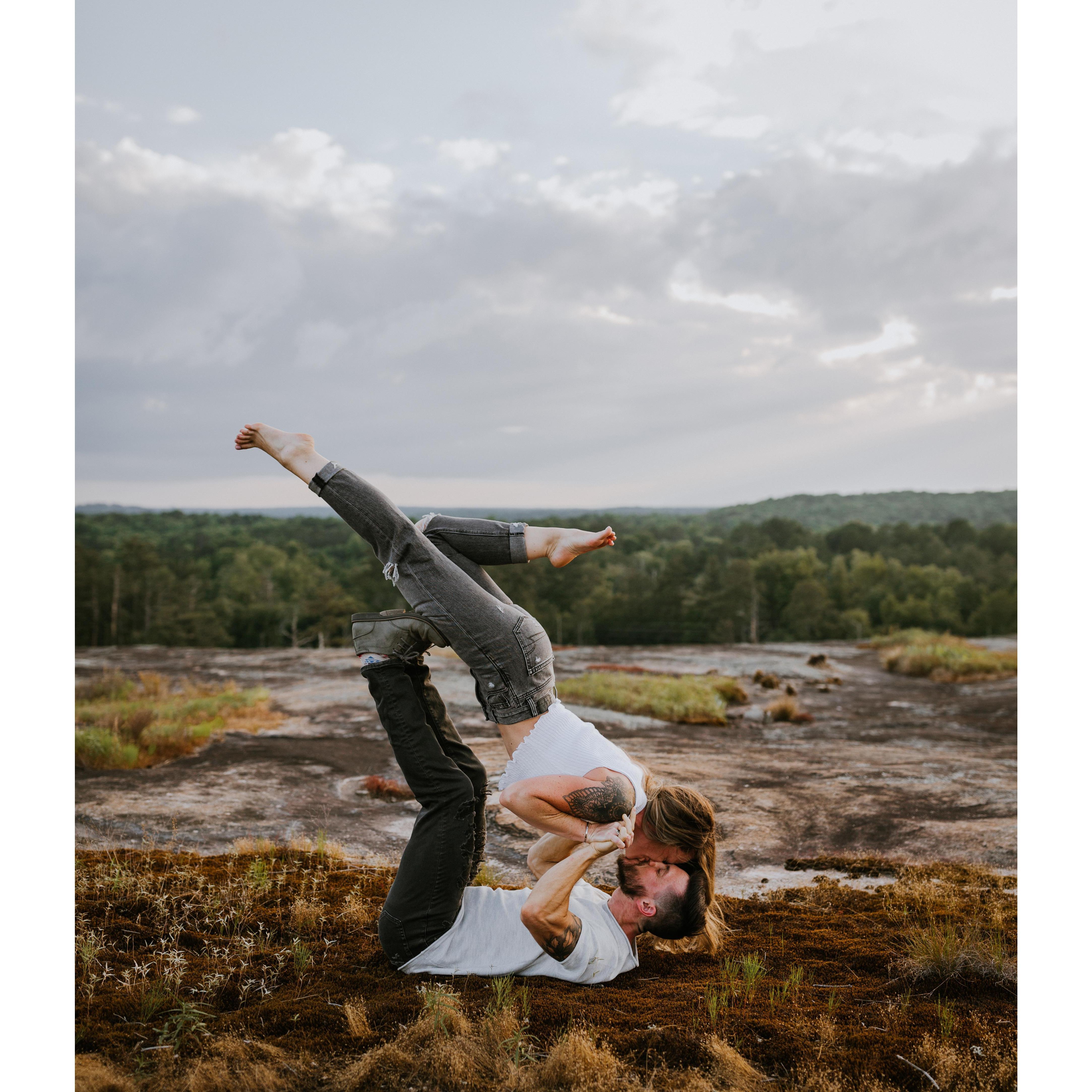 The Epic Engagement Photo