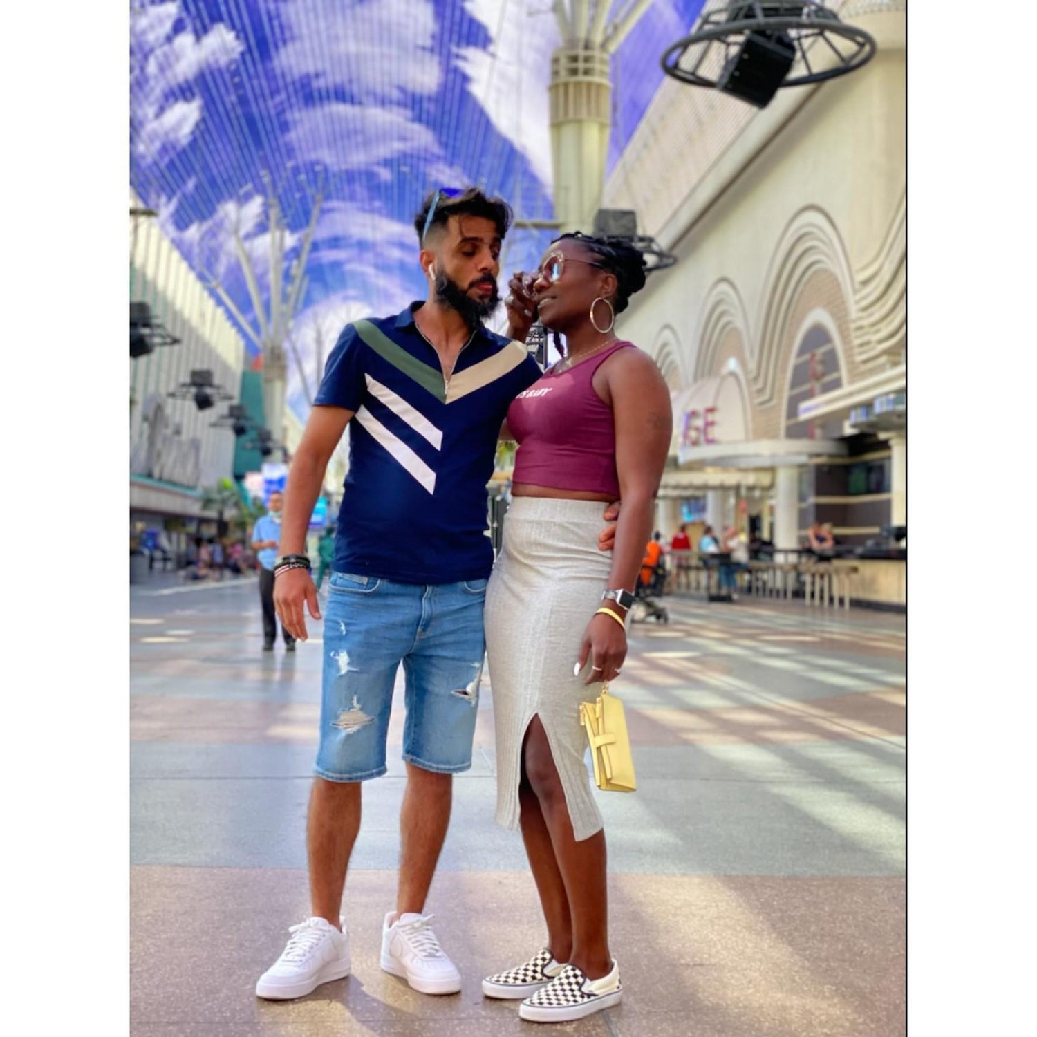 Nima's surprise birthday trip to Vegas and of course we had to snap a picture at Fremont. :-)
