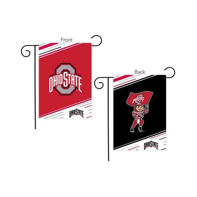 Ohio State University NCAA Licensed Double-Sided Garden Flag 12" x 18" Briarwood Lane