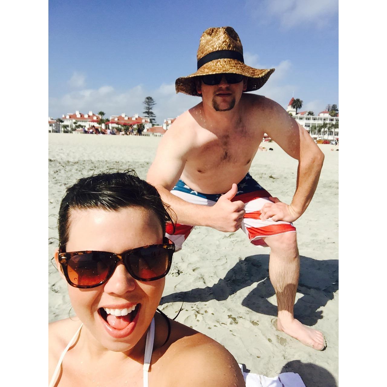 May 2015 - First time together at The Del - Coronado CA