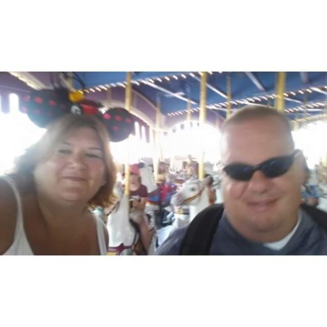The carousel in Magic Kingdom