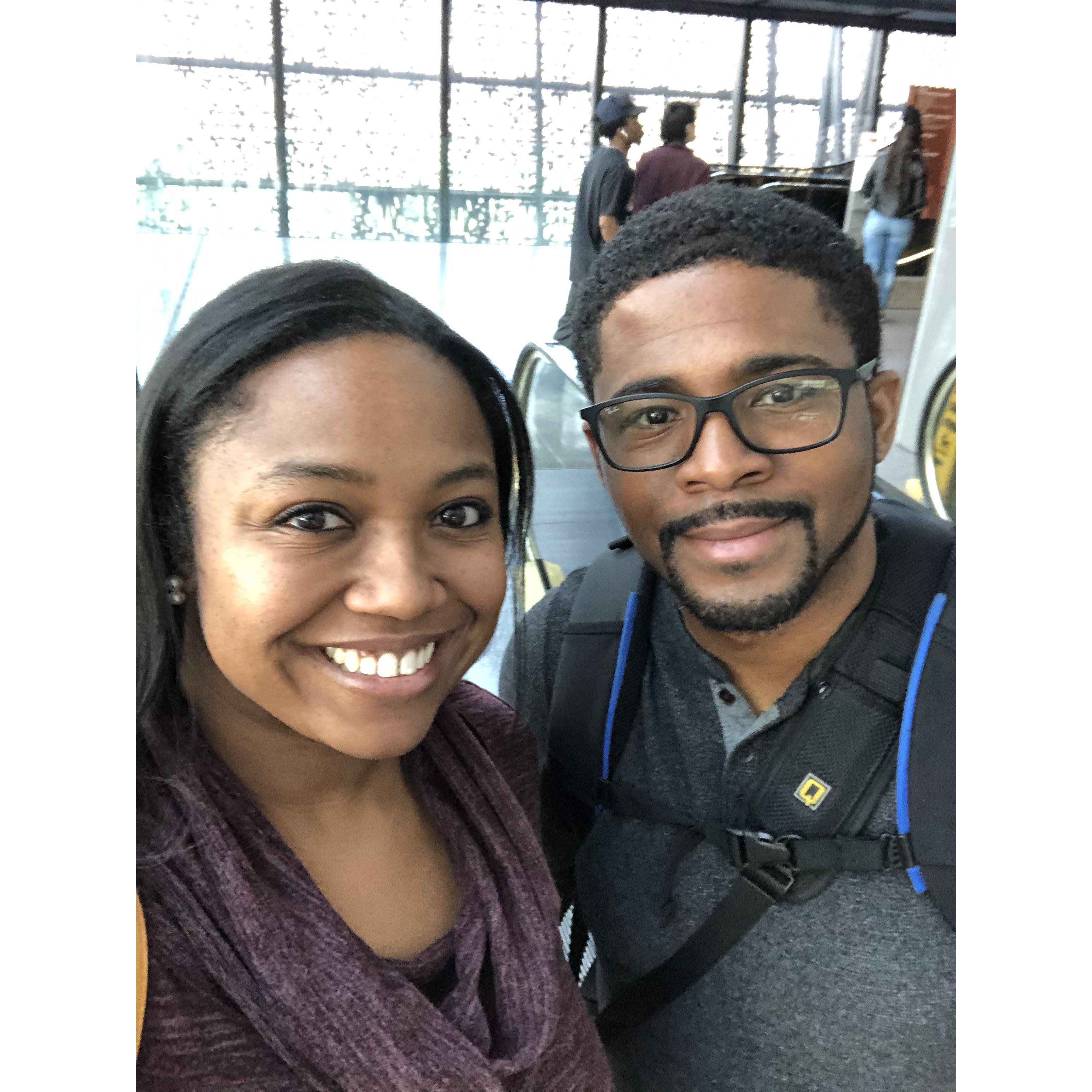 At the African American museum in DC!
