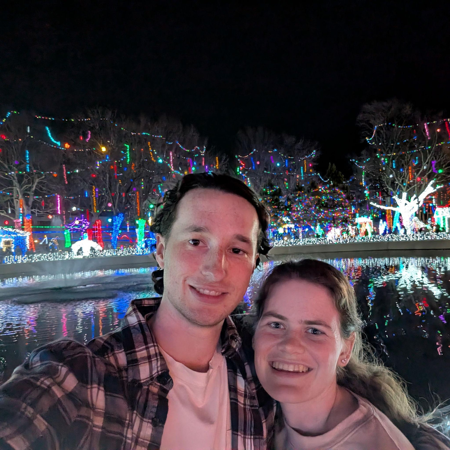 This is the rhema light show we went to around Christmas