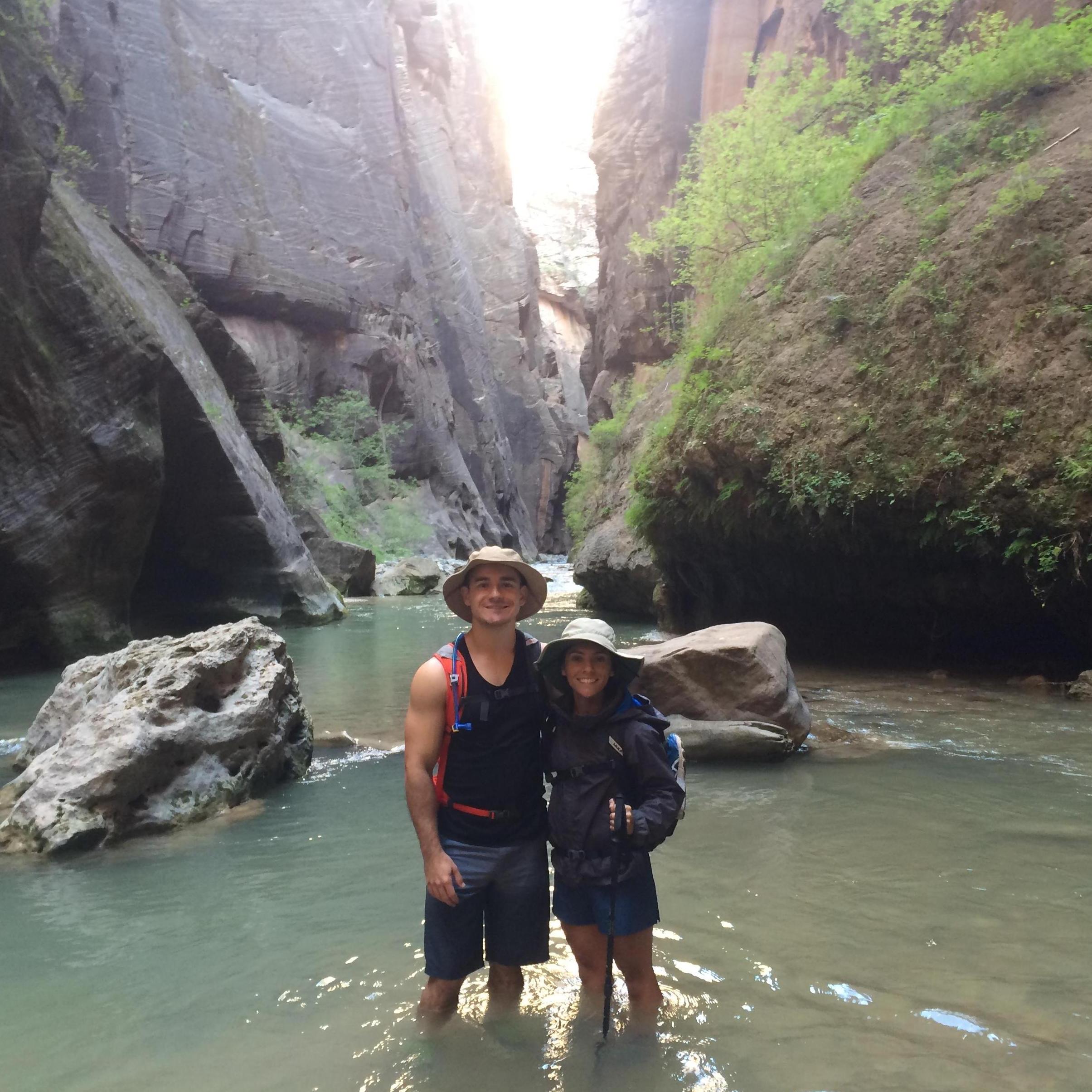 The Narrows in Zion National Park - September 2017