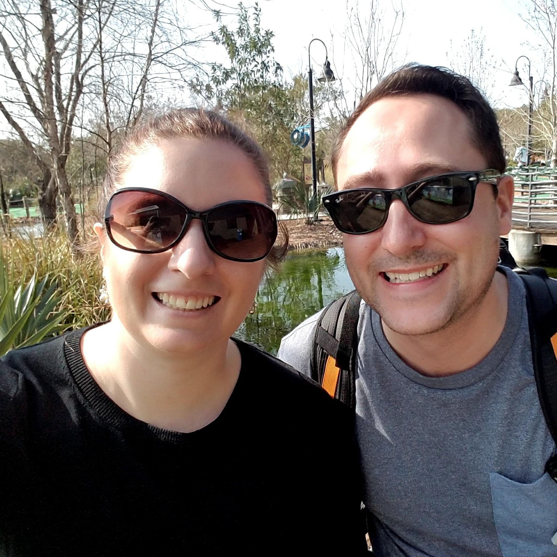 On our most resent trip to New Orleans we found mini golf (Chelsea's favorite activity to do as a couple) and enjoyed the sunniest day we had on the whole trip! Chelsea of course won!