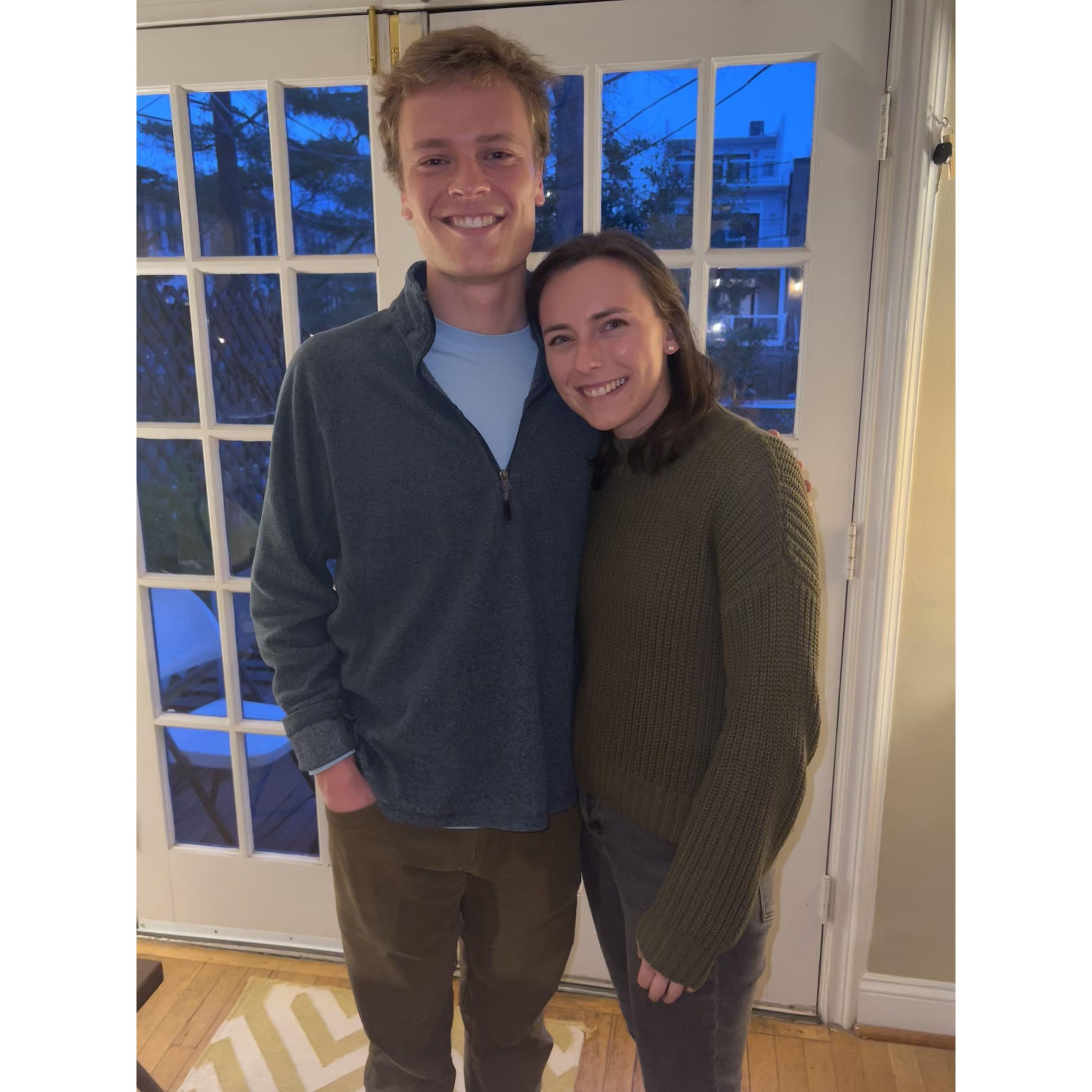 Our first photo together! 3.22.24