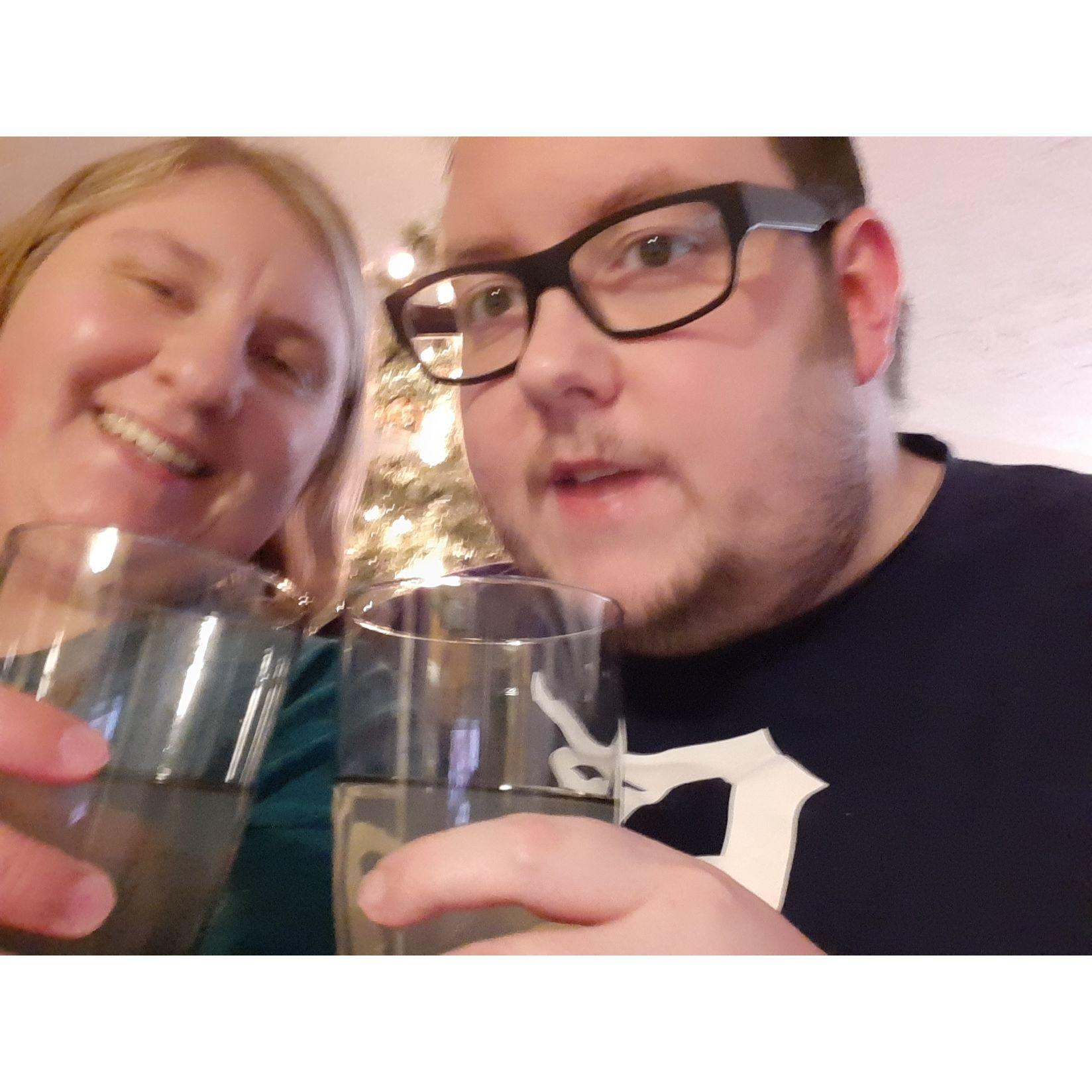 Celebrating New Years Eve with mojitos!