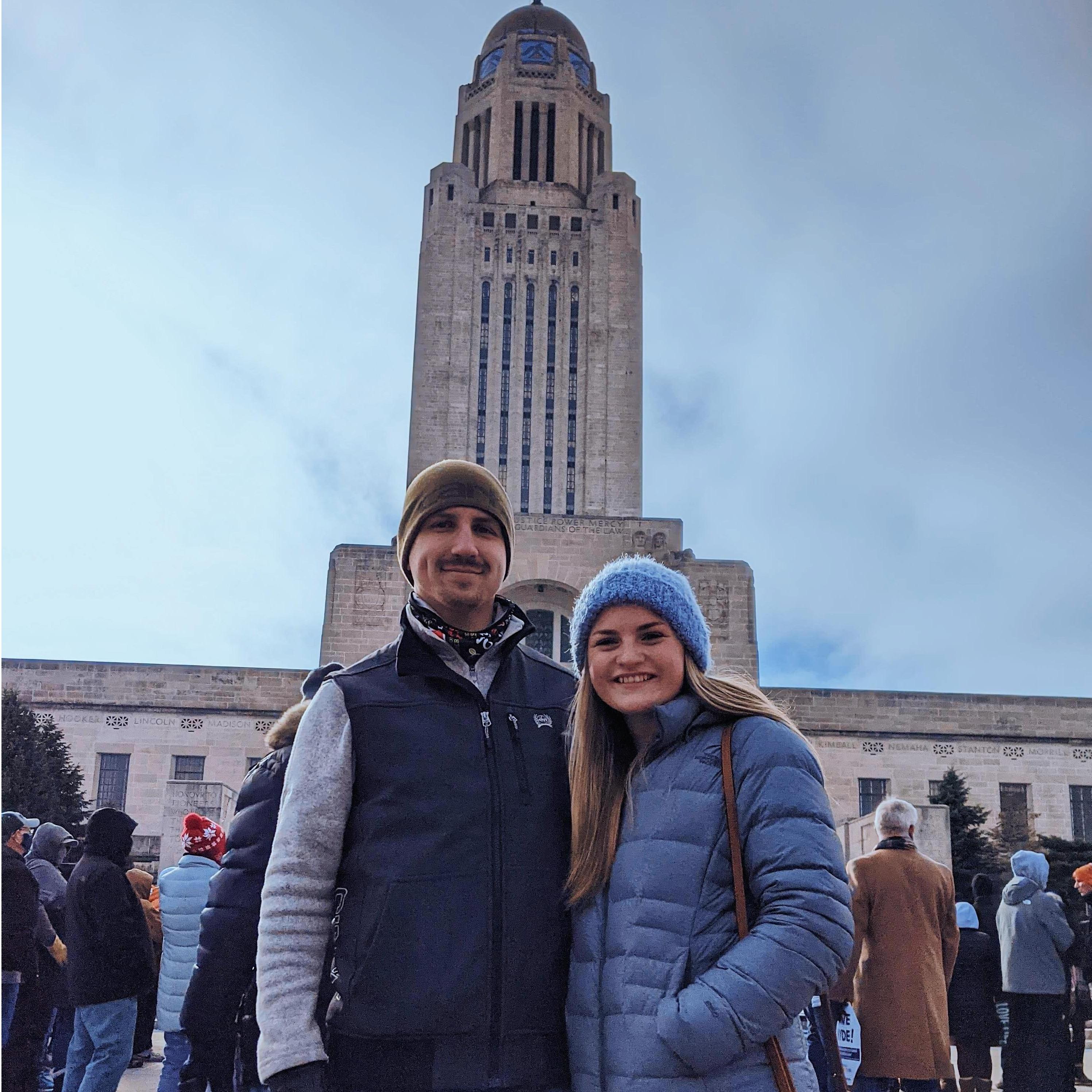 At the 2021 Nebraska Walk for Life