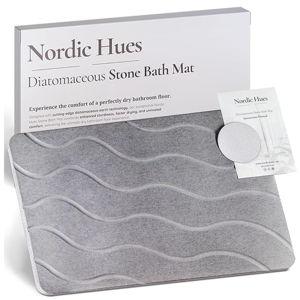 Stone Bath Mat (Currents- Grey)