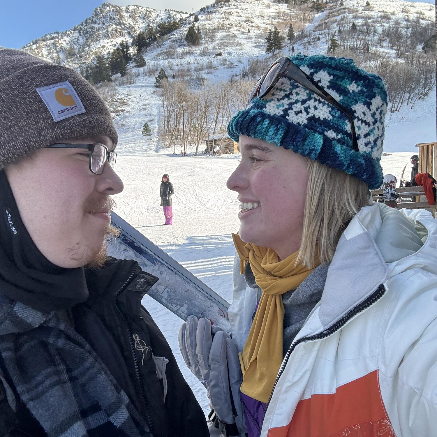 Our first ski trip together - happy birthday Jordan and happy one year anniversary to us! Yes... it's on the same day heehee