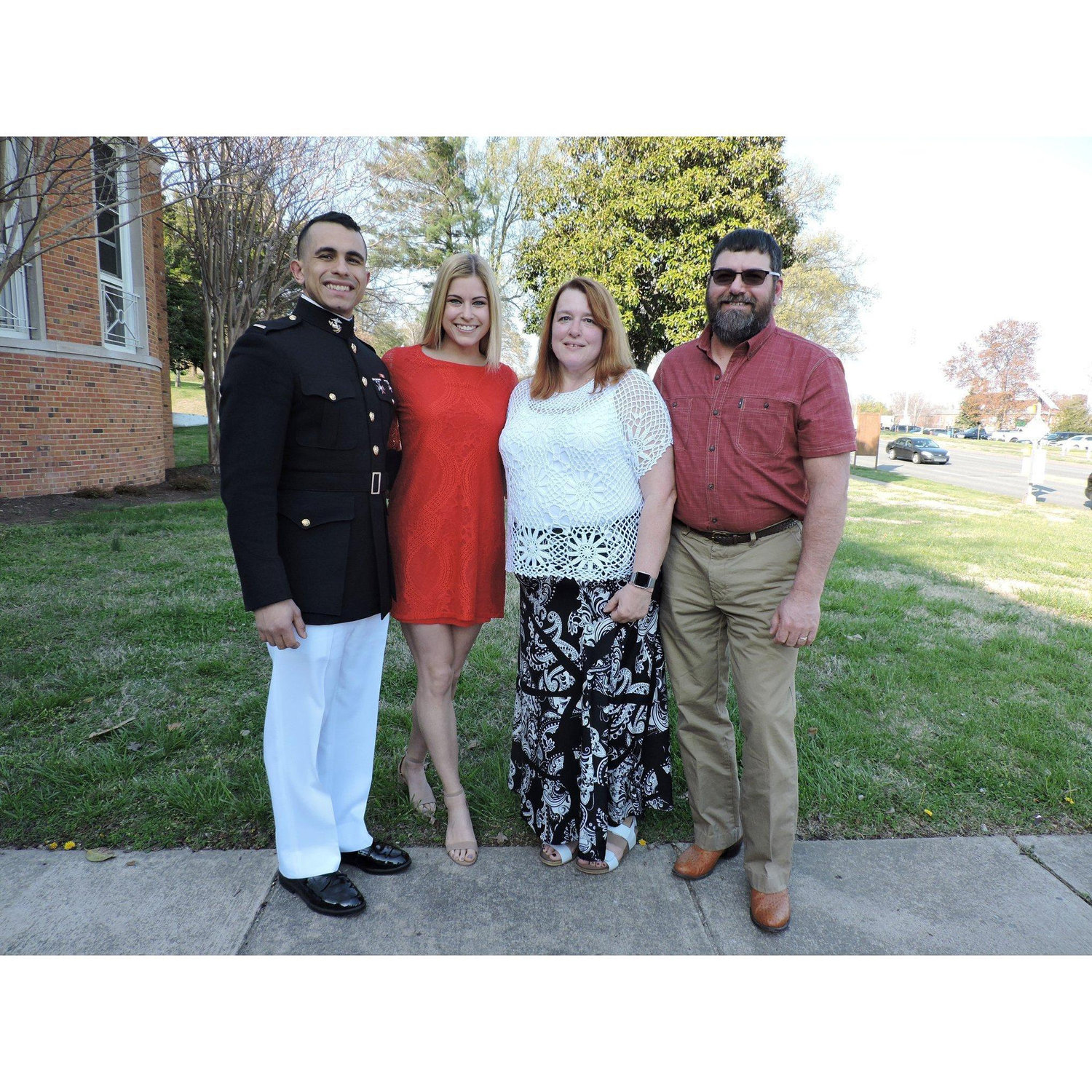 Parents of the Bride-to-be with Kevin and Nicole at the TBS Graduation for Kevin