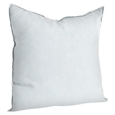 Fringed Design Linen Throw Pillow