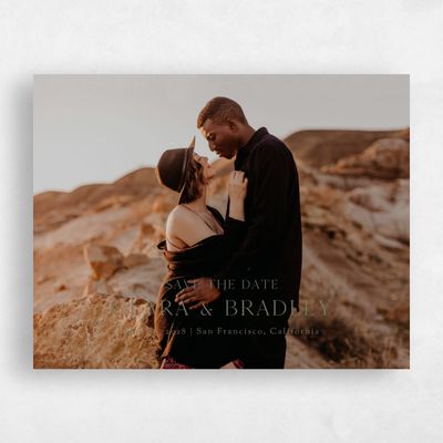 Dark Sage, Green Wedding Save the Date - Creston Photo