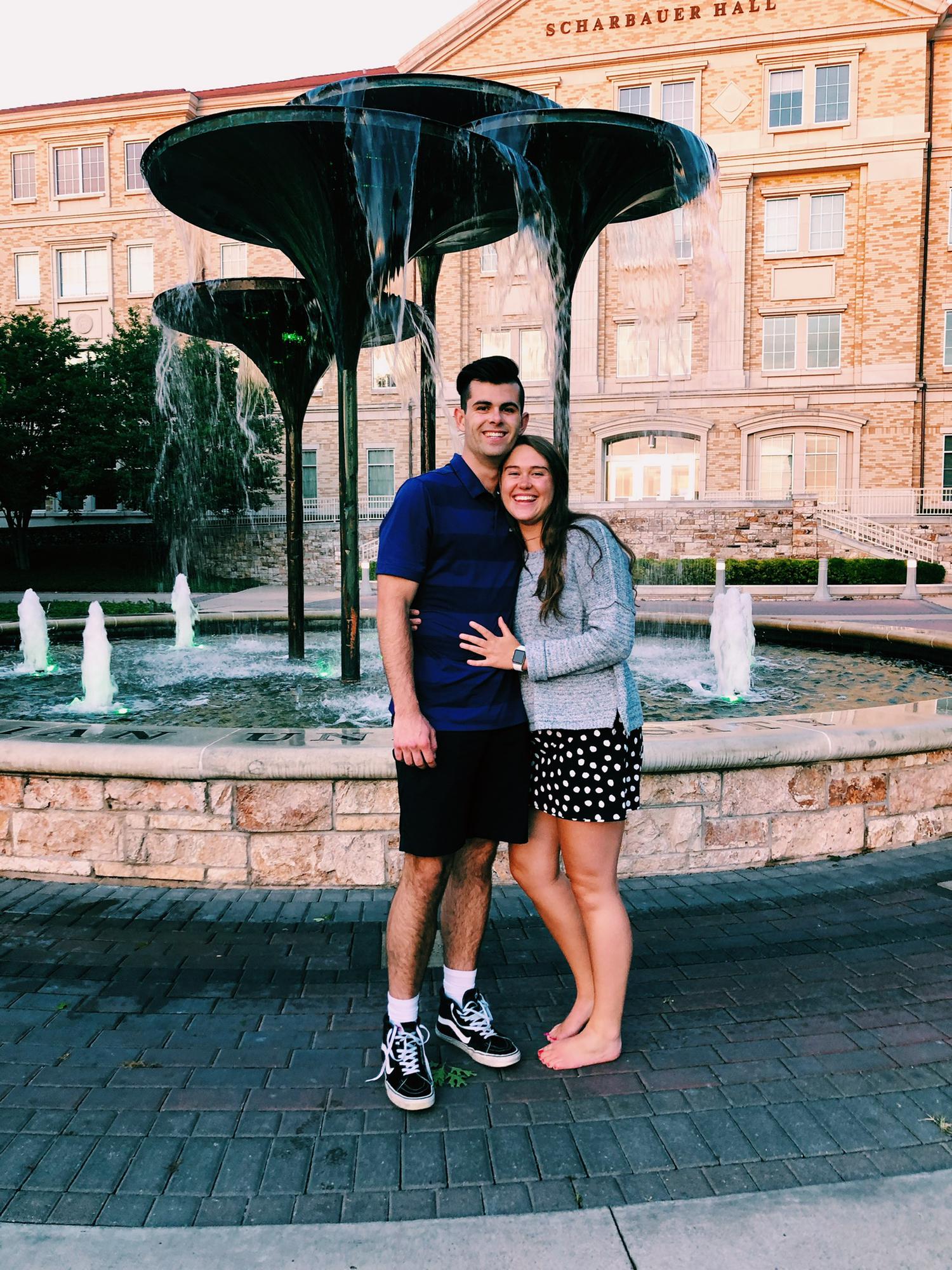 Senior picnic at TCU