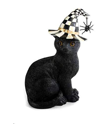 MACKENZIE-CHILDS Courtly Check Black Cat