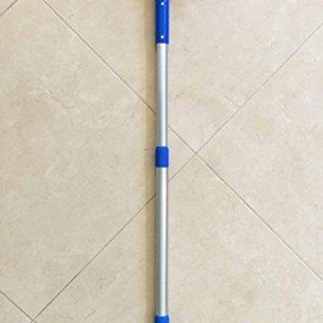 PoolSupplyTown Leaf Skimmer / Rake / Net with 45" Telescopic Aluminum Pole for Samll Pool, Spa, Fountain, Pond, Hot Tub