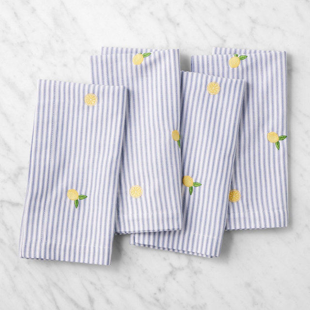 Limone Striped Napkins, Set of 4