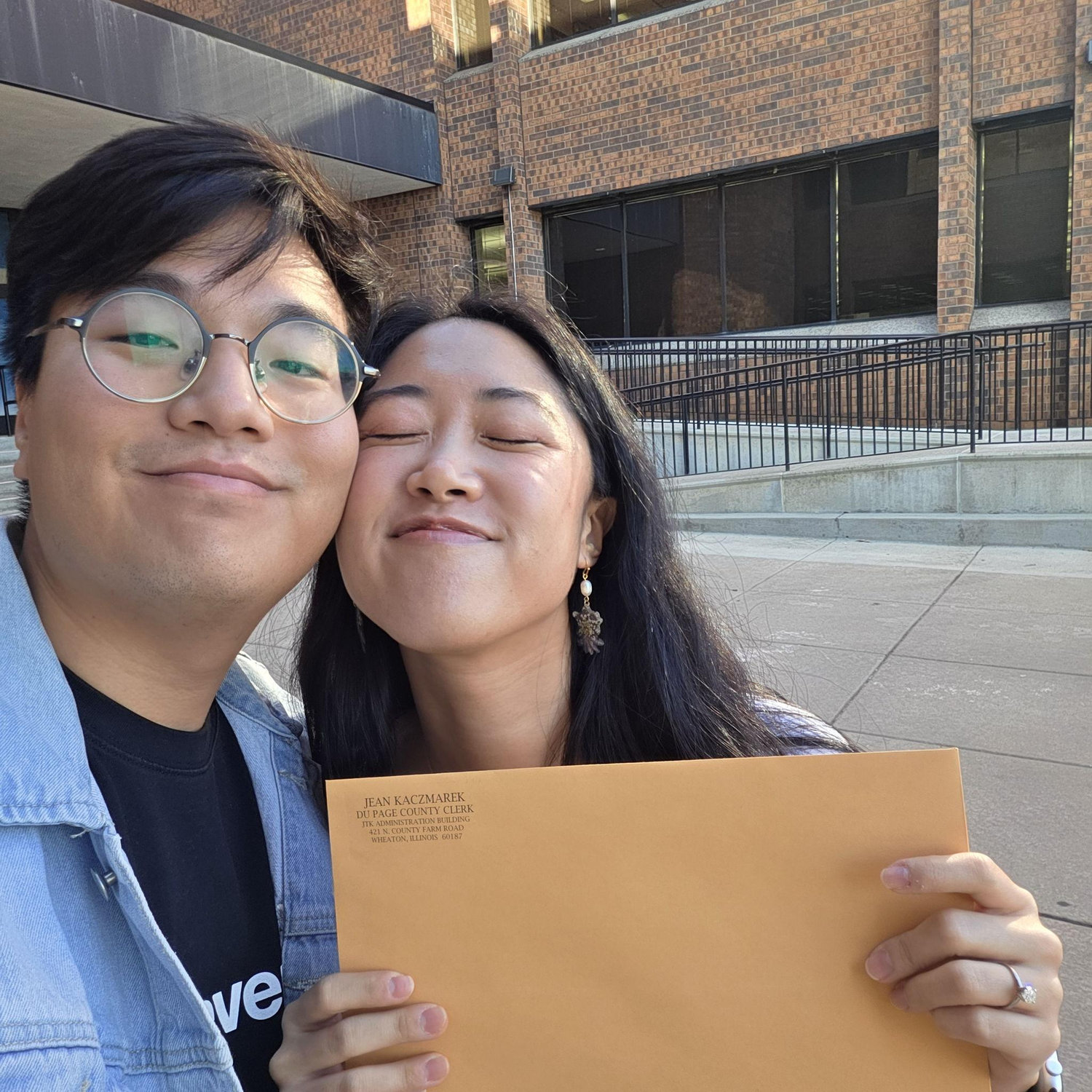 November 2025 - Getting our marriage license!