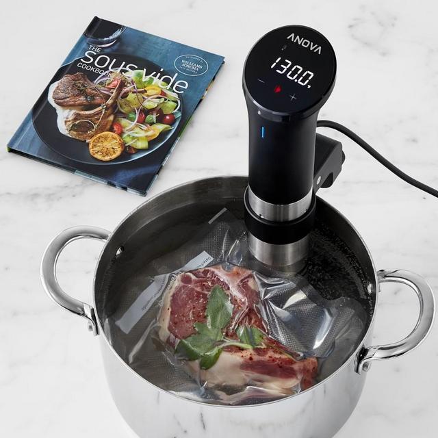 Anova Precision Cooker Sous Vide WiFi + Williams Sonoma Test Kitchen Sous Vide Cookbook