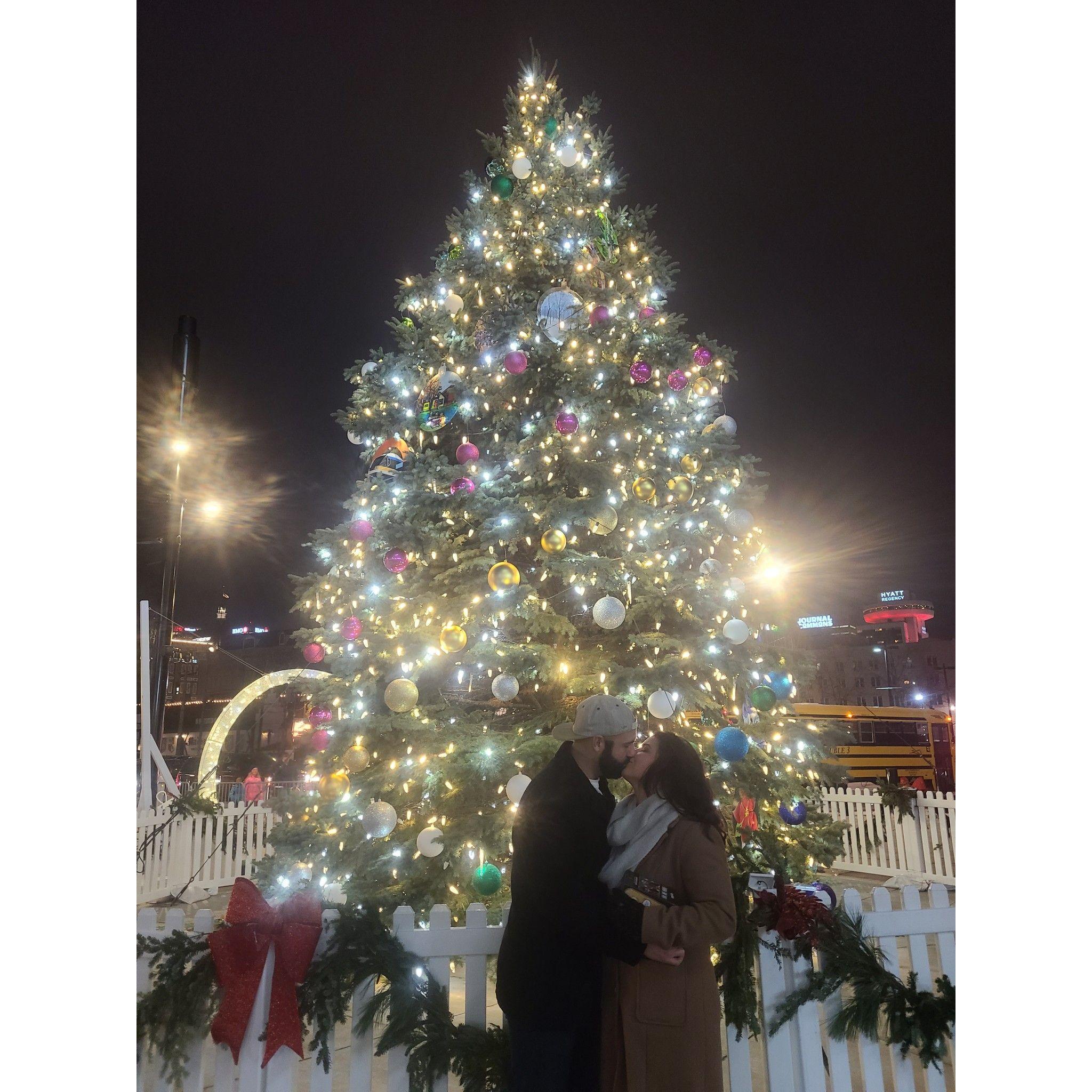 Our first Christmas engaged!
