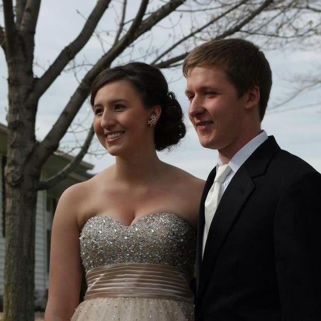 Steffany's senior prom, our first and only school dance attended together!