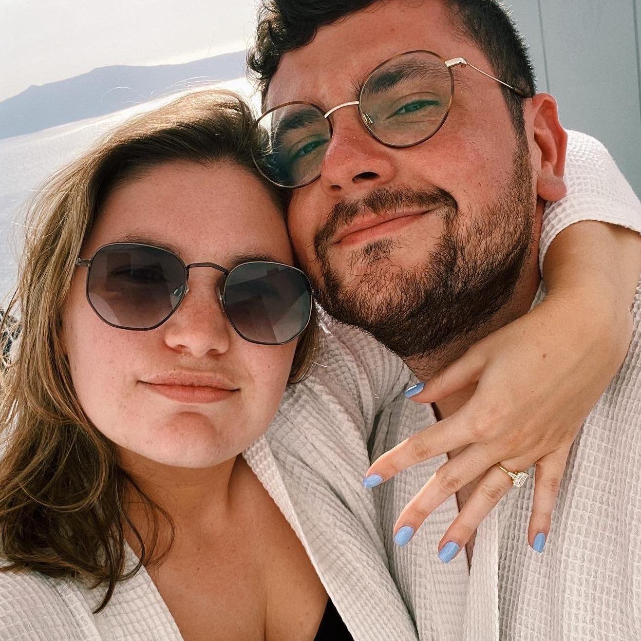 Moments after we got engaged April 30, 2022!