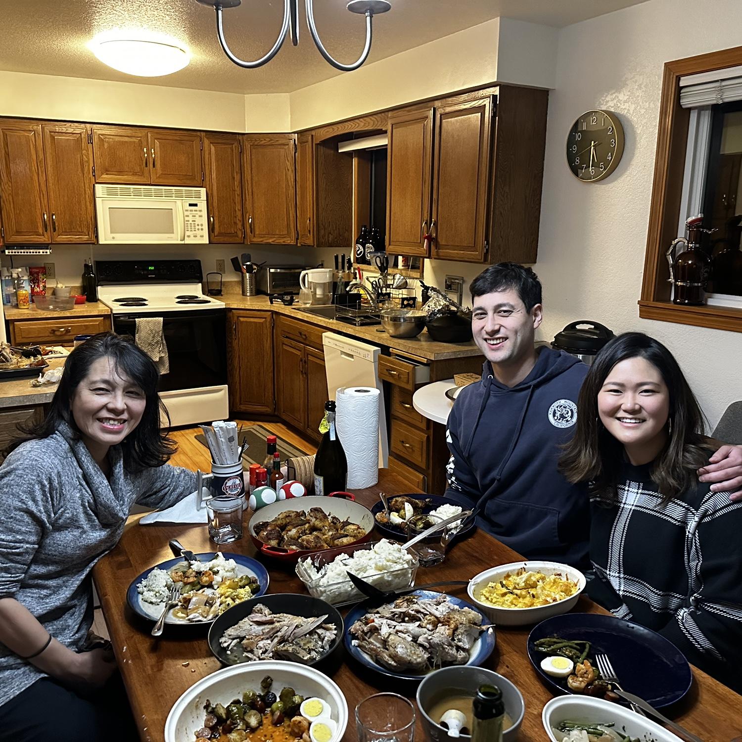 Thanksgiving dinner with the Omura matriarch (Nov 2023).