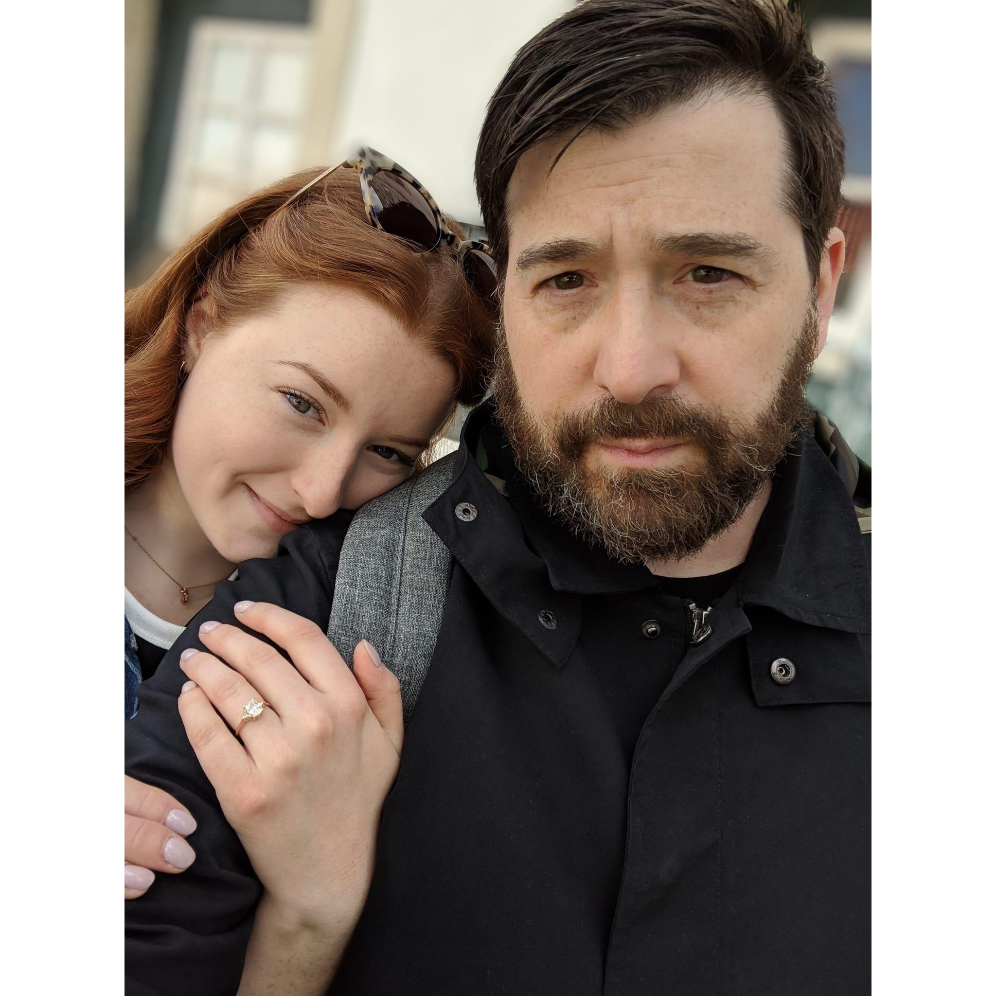 First photo engaged - Lisbon 2018