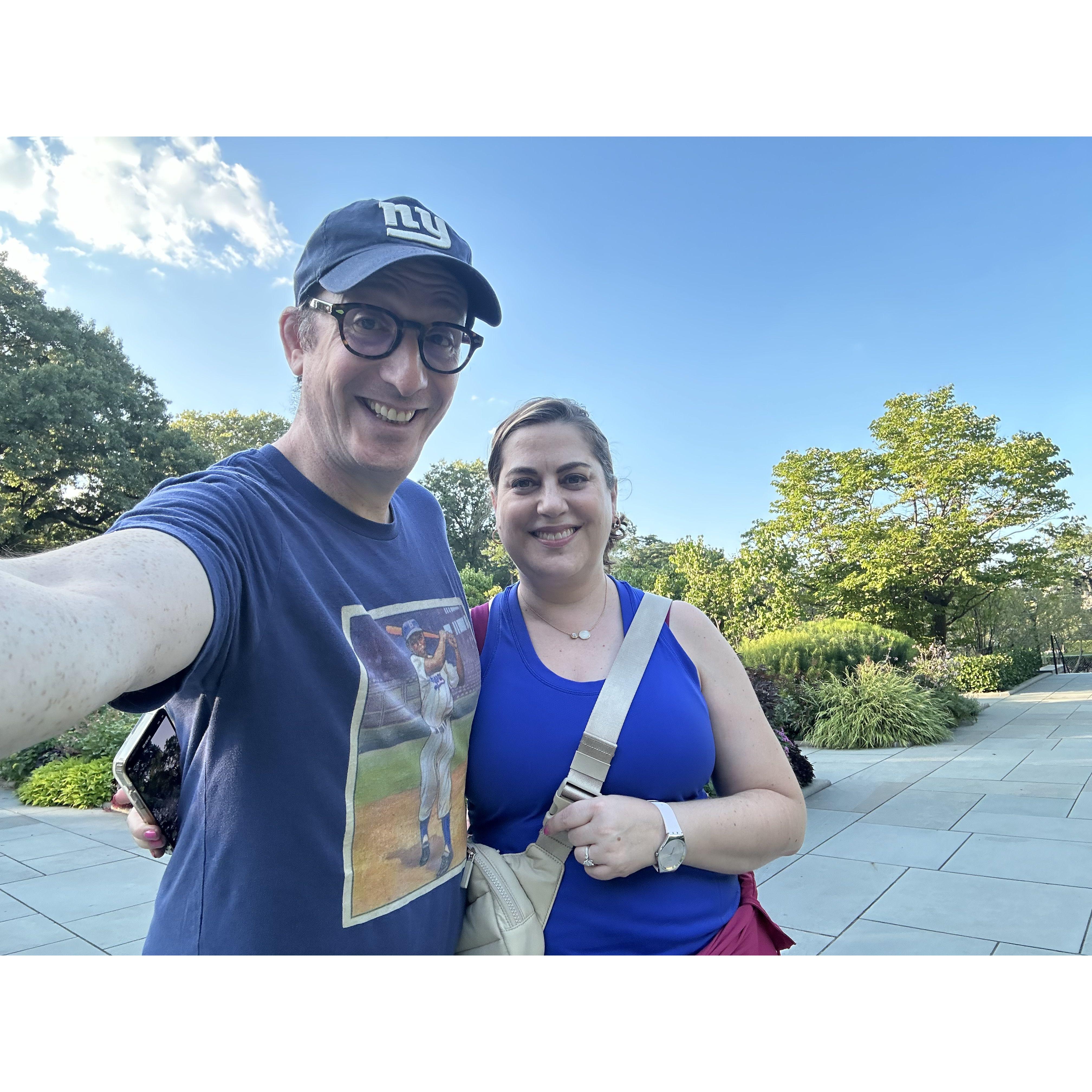 We love living half a block from Central Park.