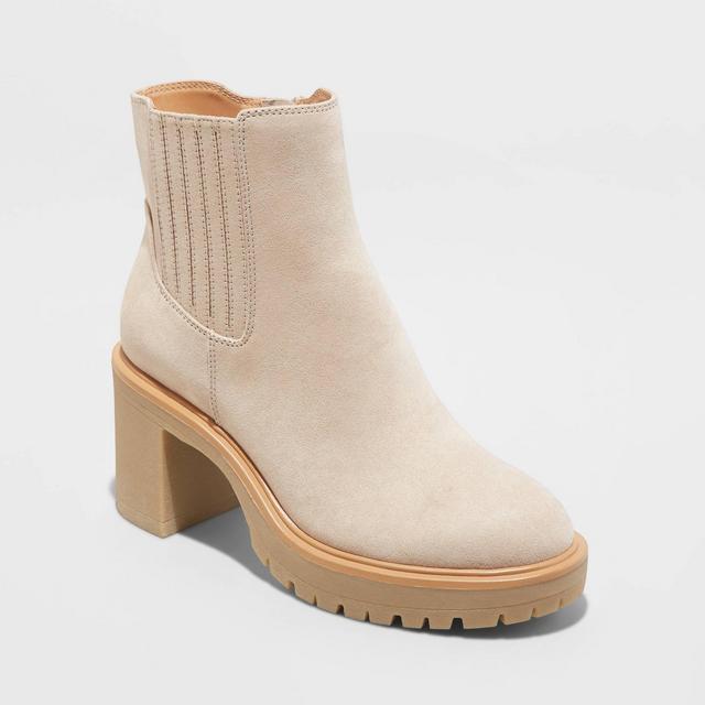 Women's Katrina Platform Boots - Universal Thread™ Tan 7.5