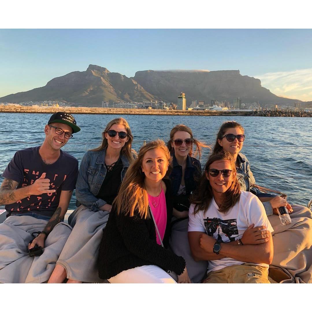 Sunset cruise in front of Table Mountain!