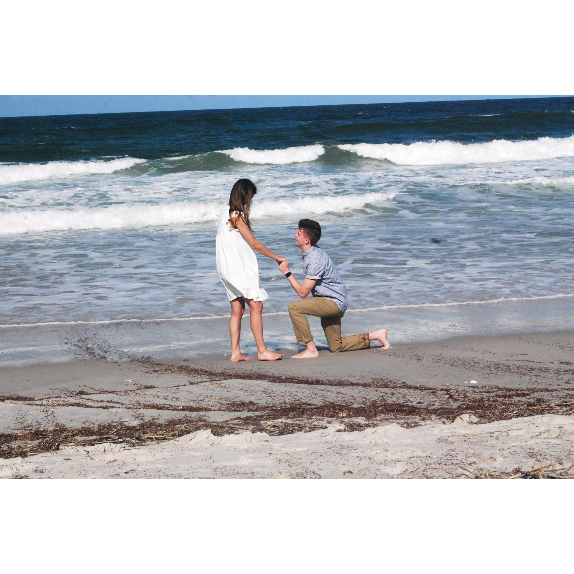 She said YES!