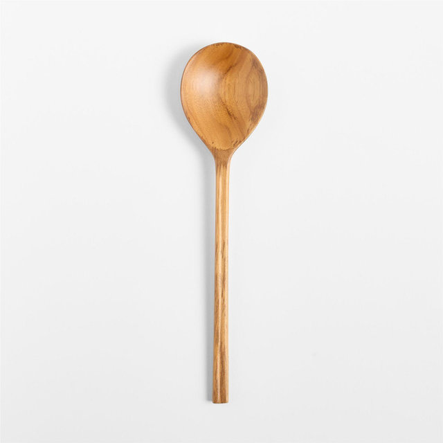 Crate & Barrel Teak Spoon