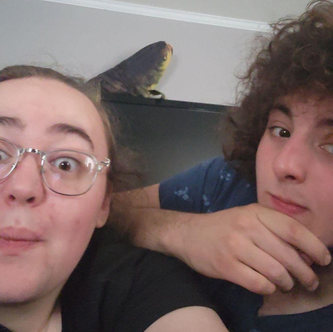 Our first picture together as a couple