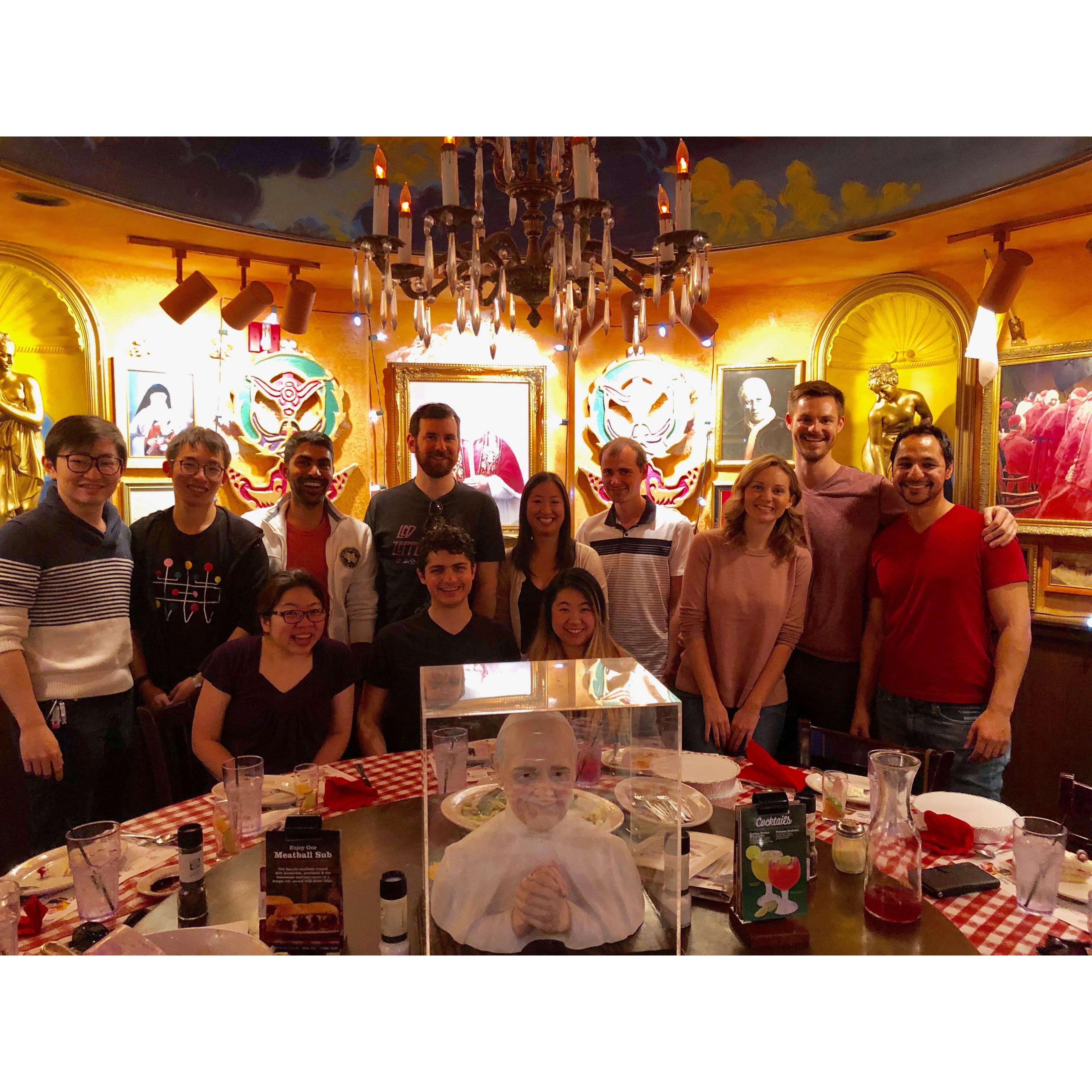 Danny's birthday with his caltech friends!