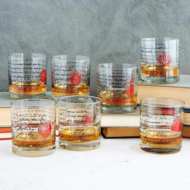 Founding Fathers Whiskey Glasses | Patriotic Drinkware