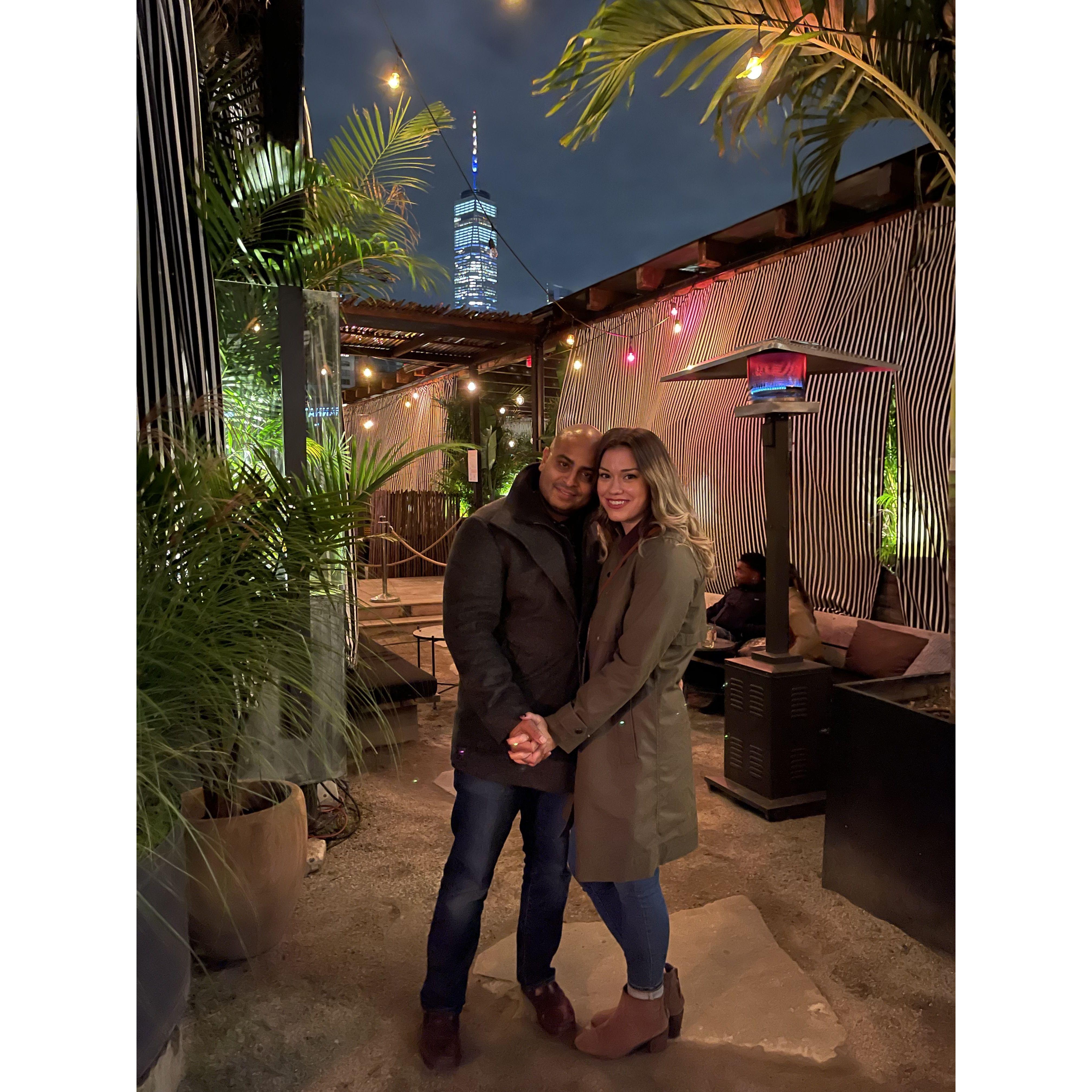Dinner and drinks at Gitano, right after Neel's Board re-certification