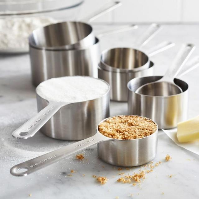 Sur La Table Stainless Steel Measuring Cups, Set of 8