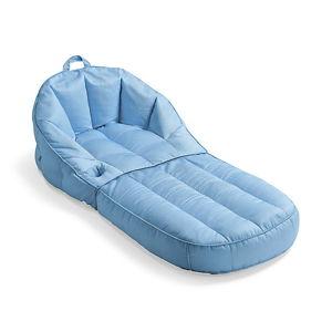 Chaise with Cupholder & Bead Fill for Pool Lounging