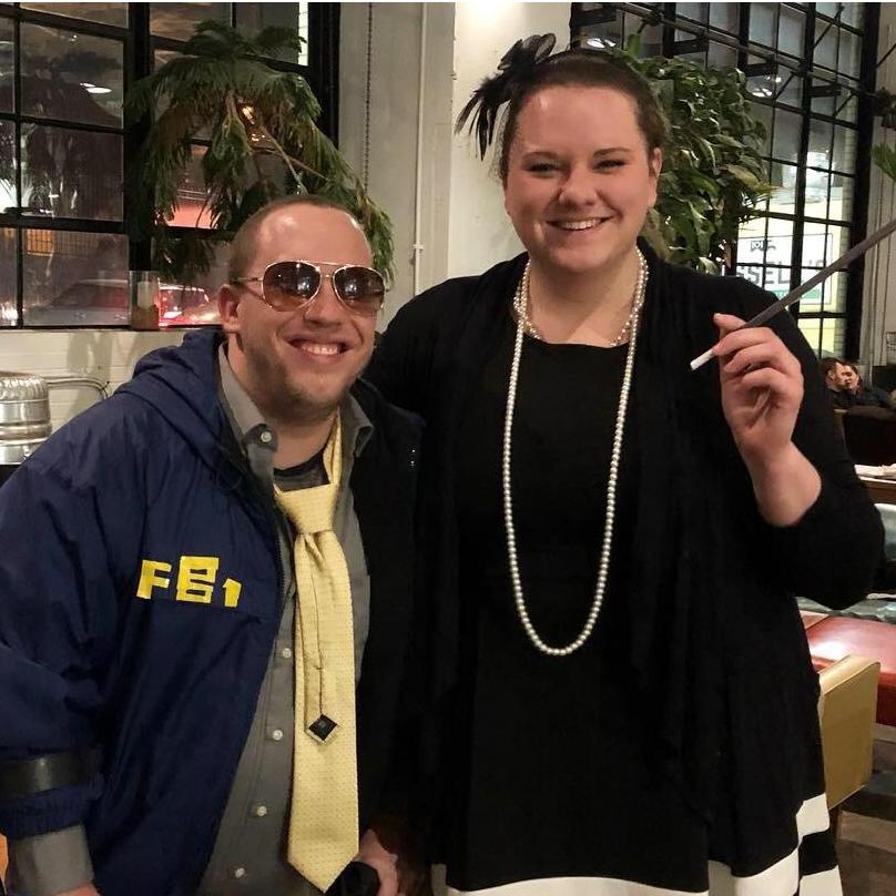 Burt Macklin FBI, with Janet Snakehole at the Snakehole Lounge - February 2019