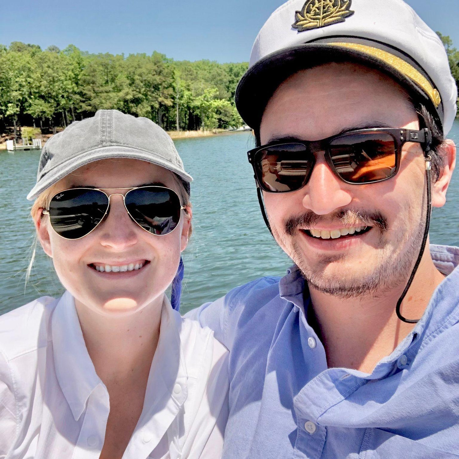 Pontoon boat medical school graduation