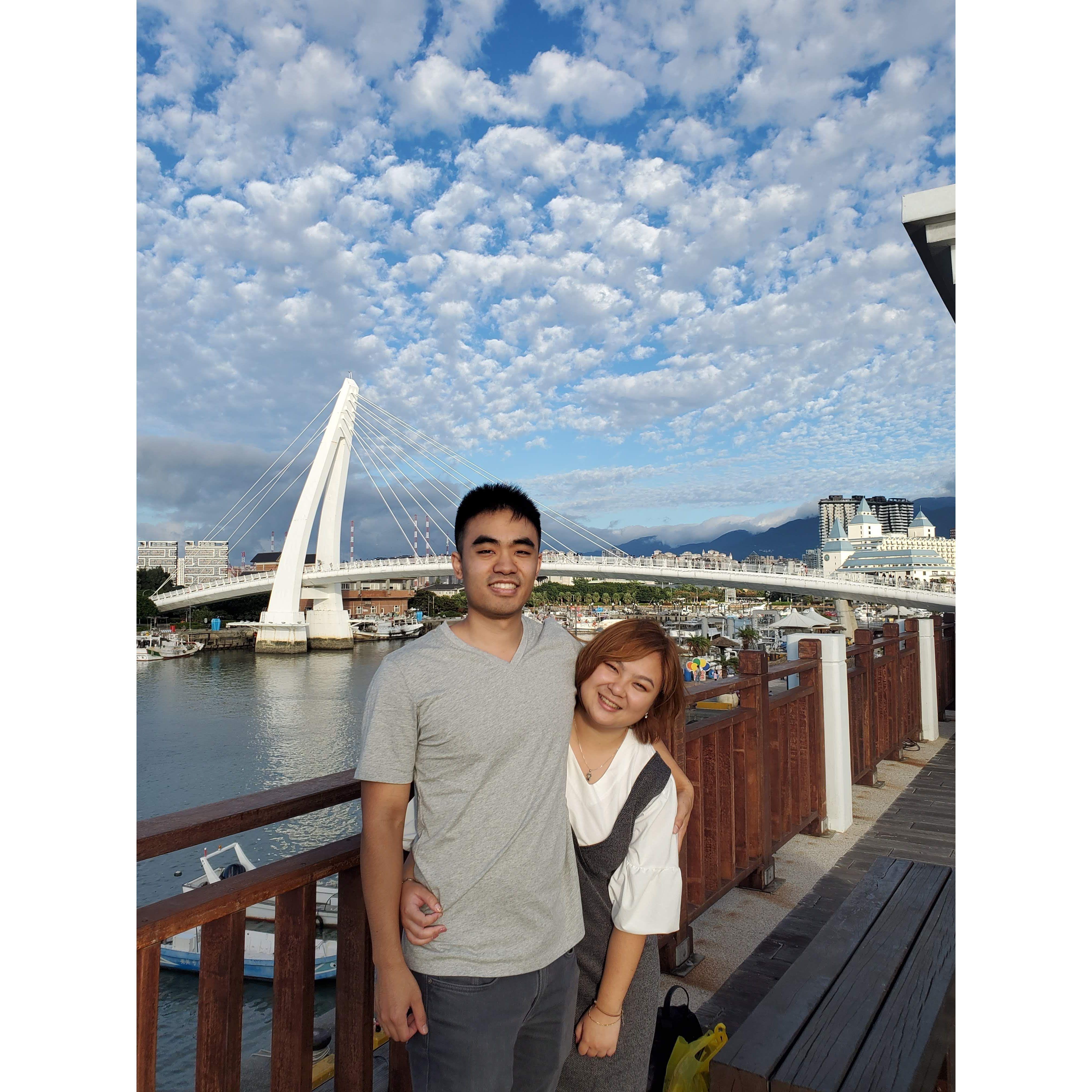 Us in Tamsui, Taiwan