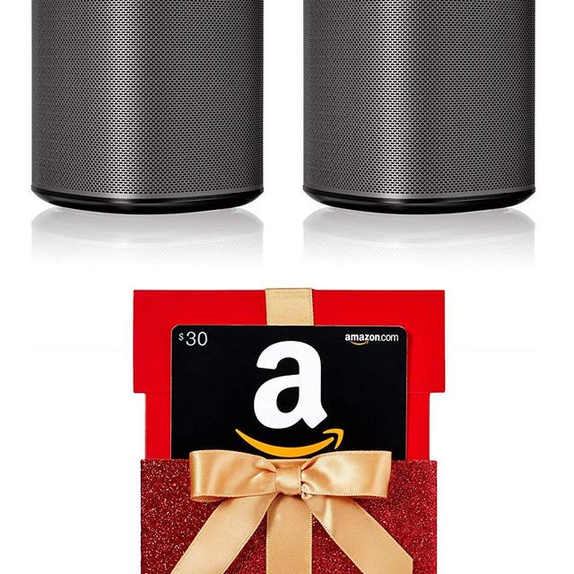 Two Room Set with Sonos Play:1 + $30 Amazon Gift card