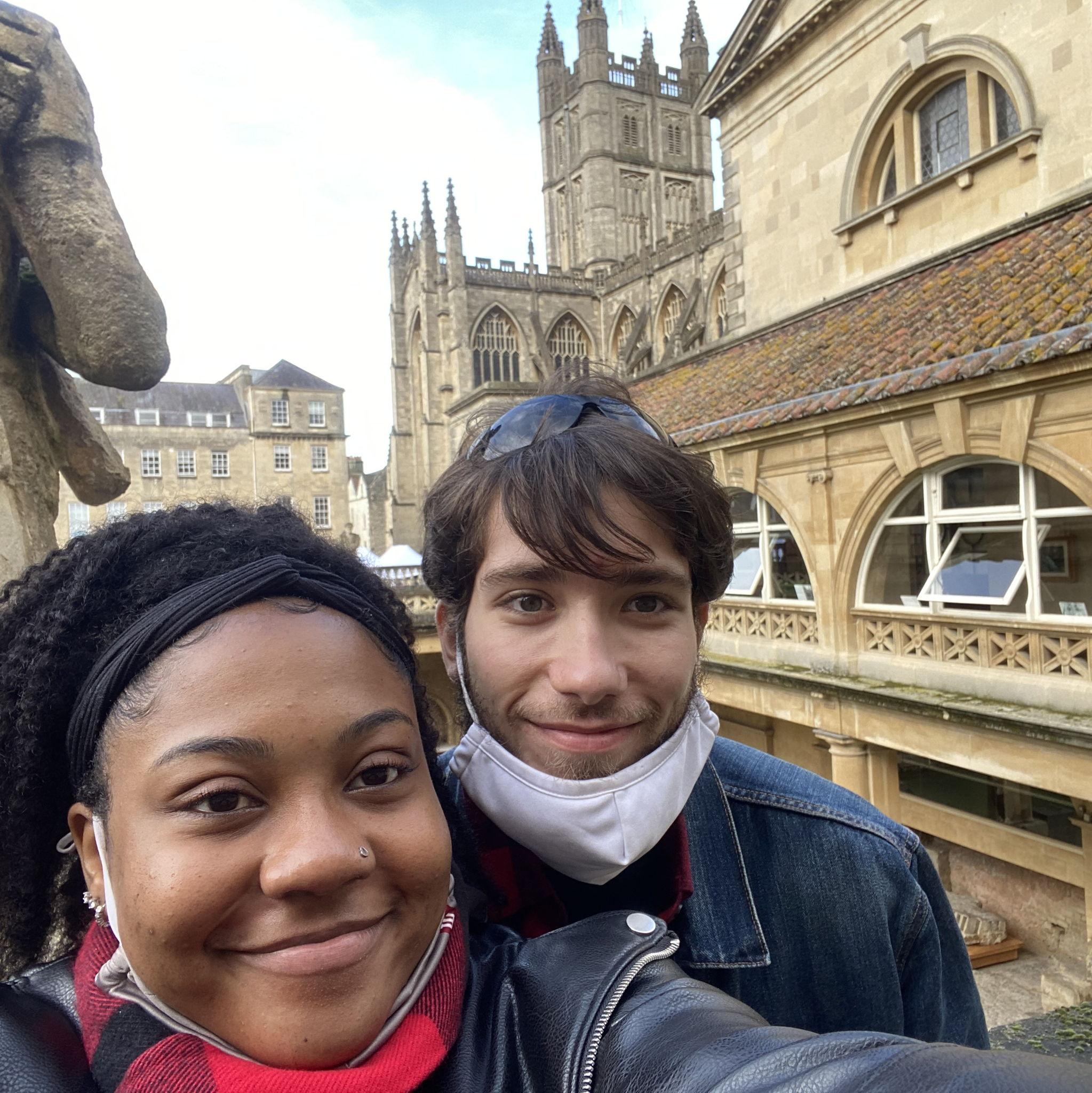 Us in Bath, England