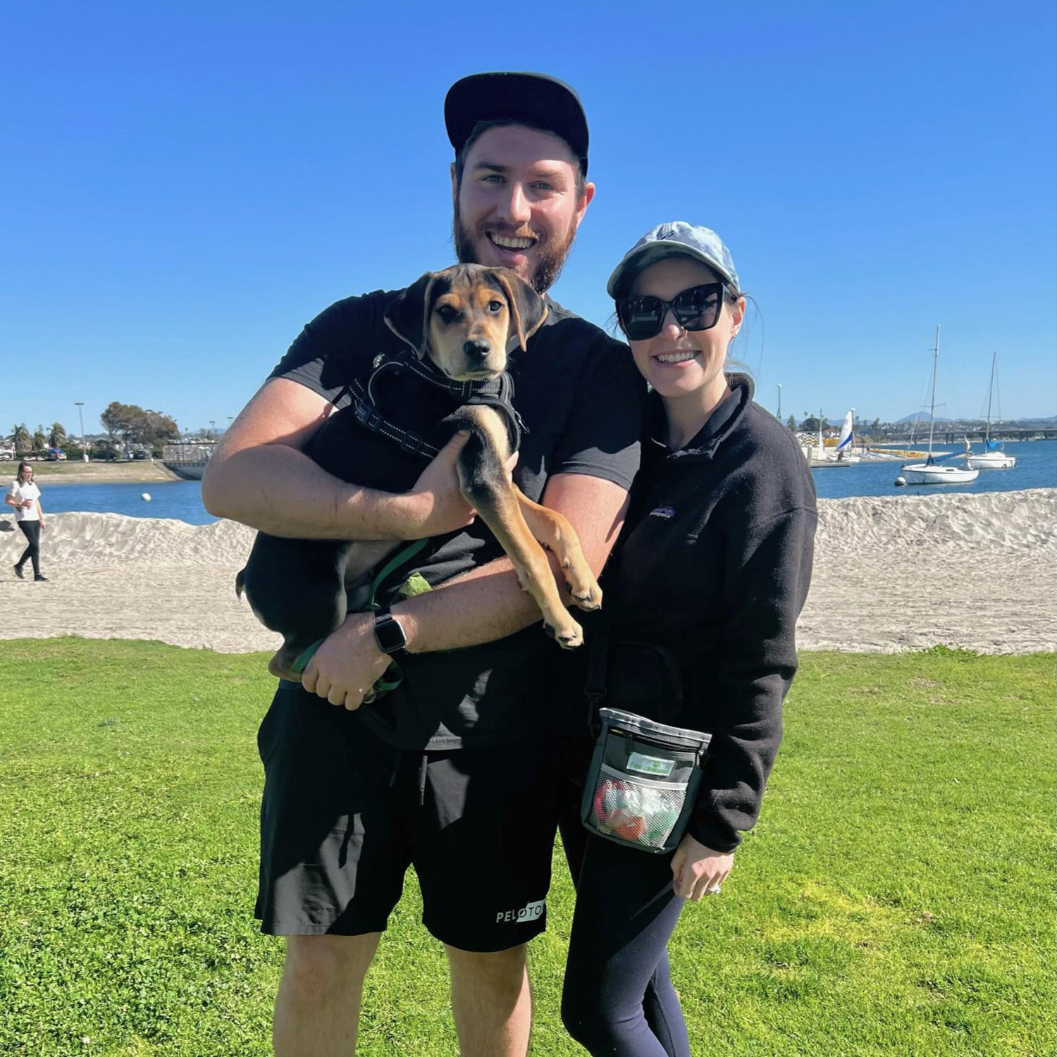 Puppy is growing fast! We think we are going to have a BIG dog on our hands!