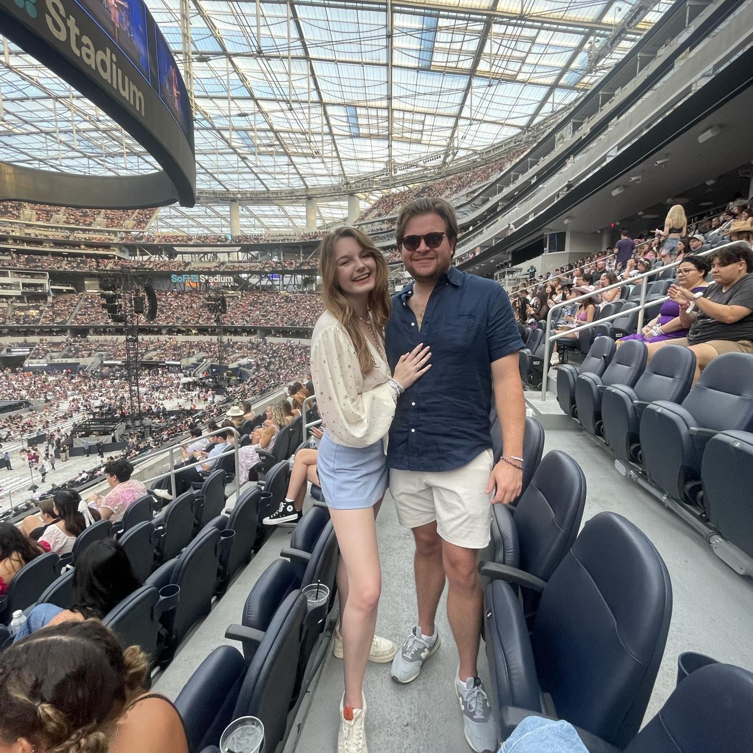 California trips are some of our favorite memories, especially the Eras Tour in August 2023! And, of course, getting engaged in Pismo Beach!