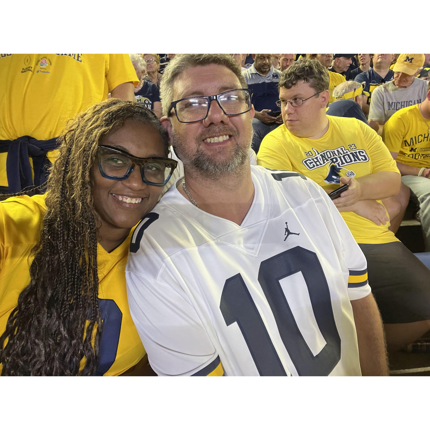 And I made him A Wolverine's Fan
