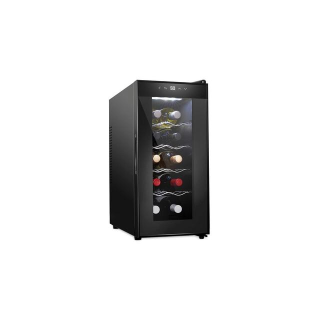 Schmecke 10 Bottle Thermoelectric Wine Cooler Fridge Mini Refrigerator